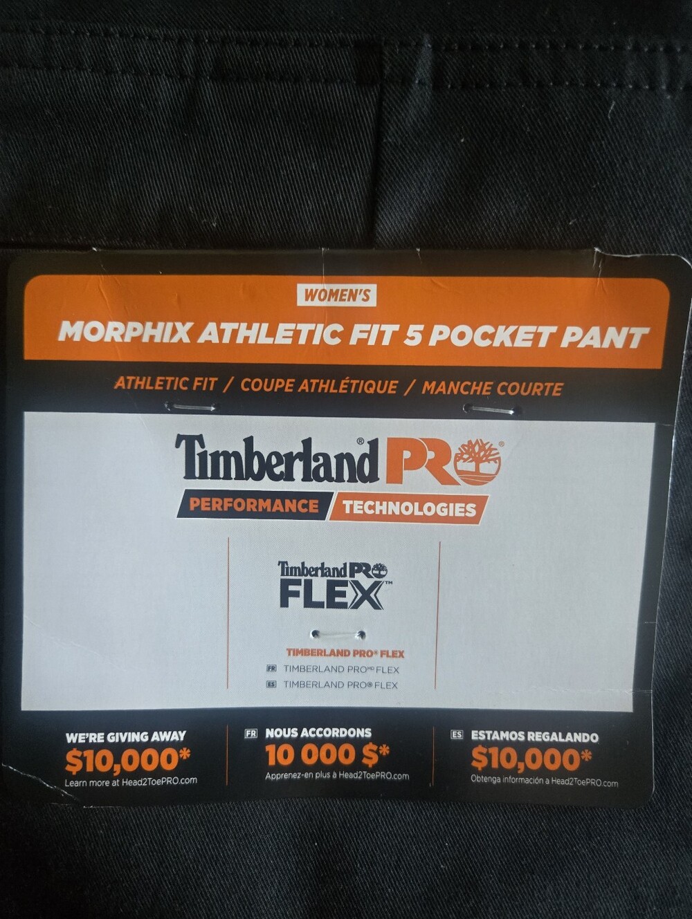 Timberland PRO Women's Morphix Athletic Fit 5-Pocket Pants - Black